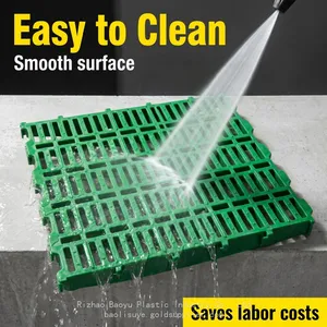 Goat Slatted Floor With Optimized Gap, Efficient Decontamination Anti-slip Plastic Floor for Goat Farm thumbnail-1