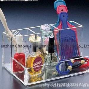Acrylic Cosmetic Brush Box, Acrylic Box, Foundation Box, Eyebrow Pencil Box, Transparent Cosmetic Box thumbnail-3