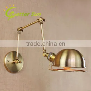 Fotis Industrial Loft Long Adjustable Swing Arm Wall Sconces thumbnail-5