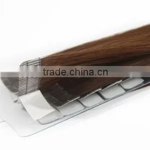 Blue Super Tape Hair Extension,colorful,easy to Remeval 100% Remy Human Hai thumbnail-1