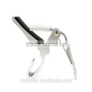 High Quality Aluminium Alloy Colorful Bass Guitar Capo Key Clamp for Student thumbnail-2