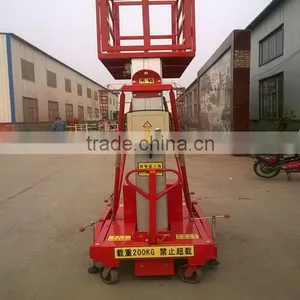 Small Elevator Single Column Aluminum Alloy Elevator Single Mast Aluminum Alloy Lift Platform thumbnail-1