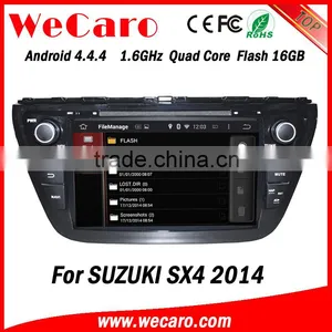 Wecaro WC-SU8073 8" Android 4.4.4 WIFI 3G Touch Screen Car Dvd Player Navigation System for Suzuki Sx4 Car Stereo 2014 thumbnail-2