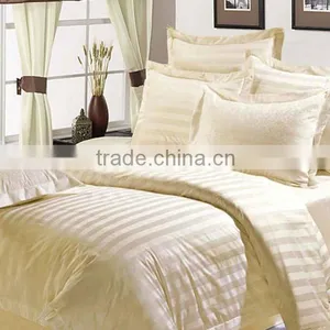 100%cotton White and Dyed Stripe Fabric for 5 Star Hotel Bedding Sets thumbnail-5