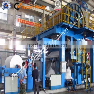 New Small Production Machinery Newsprint Paper/ a4 Paper/ Office Paper Making Machine Price thumbnail-1