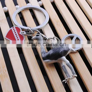 Factory Price Ostrich Animal Keychains thumbnail-3