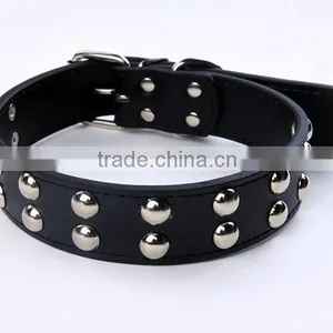 Factory Direct Sale Mushroom Nails Pet Collars Double Row Ornaments Dog Collar thumbnail-3