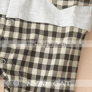 2016 Summer Baby Boy Handsome Modeling Fake Vest Kids Boy Tie Bow Baby Romper Children Boy Junpsuits thumbnail-6