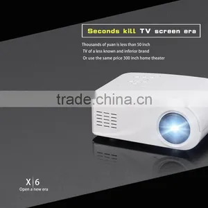 Wholesale hd Mini Led Projector 3d 1080p,home Theater Projector ,Mini Projectors x6 thumbnail-1