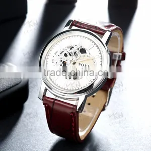Leather Fashion Watch, Popular Teenage Fashion Watches for Man Quality Choice Most Popular thumbnail-4