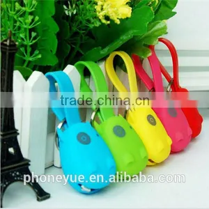 2016 Newest Wholesale 2 in 1 Short Keychain Silicon Usb Charging Cable thumbnail-3