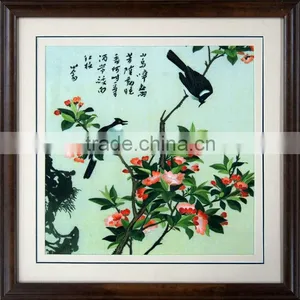 Flower and Bird Paiting Artwork for Wall Decoration thumbnail-1