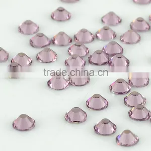 Factory Sale Non Hotfix Crystals Light Amethyst Colour Flat Back Non Hotfix Crystal Strass for Dress thumbnail-1