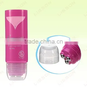 D40mm Chest Cosmetic Cream Container With Massage Ball /Roller thumbnail-1