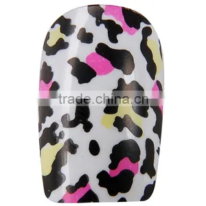 Artificial Nails With Full Leopard Printing thumbnail-1