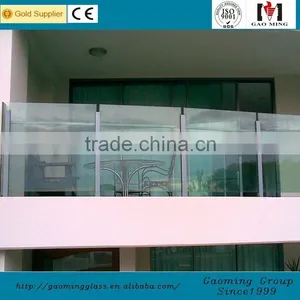 Golden Supplier for 11 Years Popular Design Glass Railing Glass Balustrade Glass Handrail With High Quality GM-C268 thumbnail-1