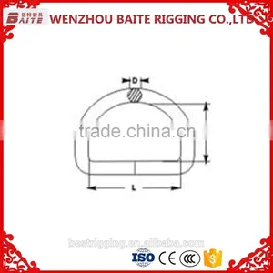 Stainless Steel 316 304 Hardware D Ring in Baite Rigging Hardware Professional Manufacturer Cheap thumbnail-2