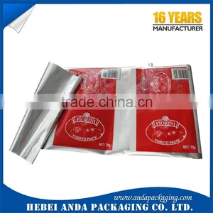 Moisture Proof Feature Food Packaging Plastic Film Roll Printed Cling Film thumbnail-1