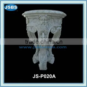 Green Natural Stone Carved Garden Flower Pot thumbnail-1
