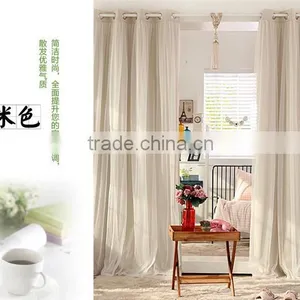 Living Room Curtains Polyester Blackout Woven Stripe Fabric thumbnail-1