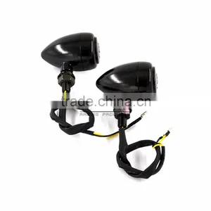BJ-SL-059 Aftermarket Black 12V Motorcycle Led Turn Signal Light for Harley Davidson thumbnail-4