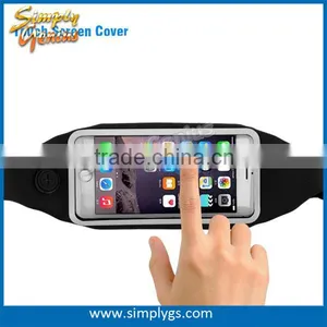 (#1 Fitness Belt) Top Fit Touch Screen Waterproof Waist Bag Sport Running Belt Led Running Belt thumbnail-1