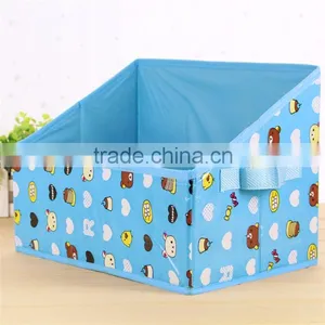 Hot Sales Promotional Wholesale Newest Blue Fabric Storage Boxes thumbnail-2