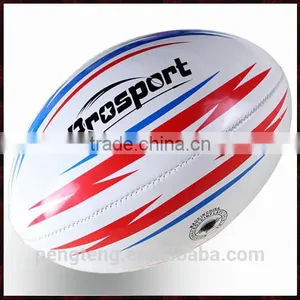 Official Size 6 Machine Stitched Custom Rugby Ball thumbnail-1