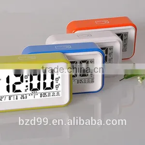 New Design Promotion Item Smart Voice Telling Multi-functional USB Digital LCD Display Alarm Clock thumbnail-2