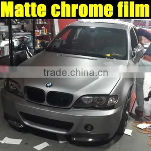 Black Matte Chrome Vinyl Sticker With Air Free Bubbles 1.52*20m thumbnail-1
