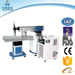 Huahai Laser YAG Metal Stainless Steel Aluminum Channel Letter Laser Welding Machine Price for Sale With Good Quality thumbnail-1