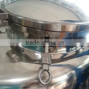 China Supplier Stainless Steel Liquid Storage Tank With Key Holl Lock ,pressure and Moveable Function thumbnail-1