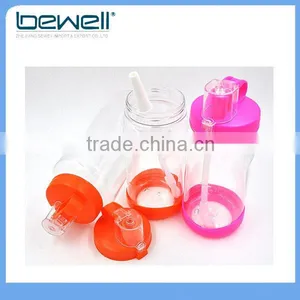 Food Grade Camping Plastic Bottle With Straw thumbnail-2