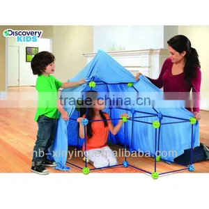 Discover Kids 72pcs Construction Fort thumbnail-1