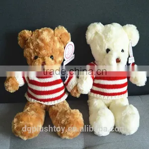 Lovely Stuffed Teddy Bear With T-shirt Animal Toy thumbnail-5