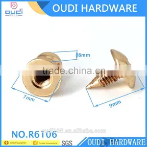 Decorative Metal Rivet For Bag Nippled Shape Nail For Garment thumbnail-3