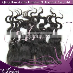 Virgin Malaysian Hair Middle Part Full Swiss Lace Frontal on Sale thumbnail-1