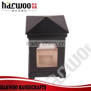 Fashion Black Perfume Gift Box With Clear Window thumbnail-1