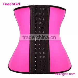 Accept OEM Pink Latex Waist Shaper Steel Corset Busk thumbnail-4