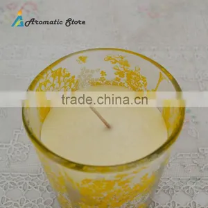 150g Ecological Scented Soy Candles in Painting Glass Jar Quality Choice thumbnail-3