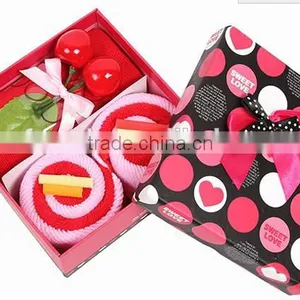 Exports Europe Cake Towel Gift Basket Towel Cake for Wedding Business Gifts thumbnail-2
