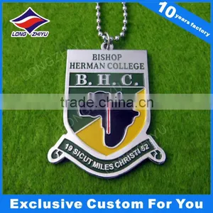 China Factory Supply Metal Stainless Steel Dog Tags With Ball Chain thumbnail-3