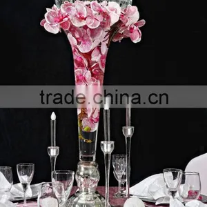 Month-Blown Trumpet Glass Wedding Table Centerpieces thumbnail-2