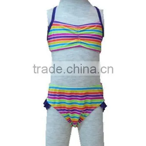 Girls Lovely Print Lycra One Piece Swimsuit thumbnail-1