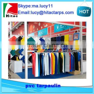 100%Waterproof Pvc Tarpaulin Fabric in Roll thumbnail-1
