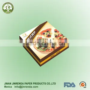 White Carboard Pizza Box for Scooter or Motobike thumbnail-2