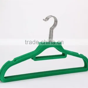 Standby Velvet Flocked Clothes Hangers and Racks With Notches thumbnail-3