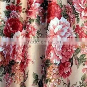 Polyester Printed Satin Fabric thumbnail-1