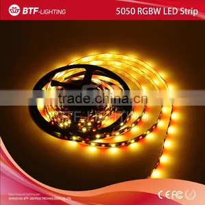 5050 RGBW 5m 60leds/m Led Strip Rgbw RGB+Warm White Strip Non-waterproof IP30 Black PCB DC12V SMD 5050 Mixed Color thumbnail-2