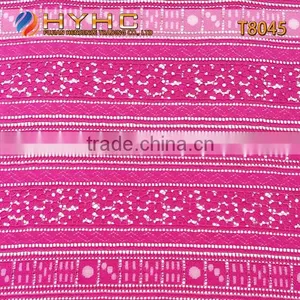 Wholesale Good Quality Polyester Strand Lace Fabric T8045 thumbnail-1